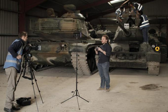 Bovington Tankfest 2015 तक युद्ध संबंधीगेम और गूगल के एक संयुक्त परियोजना