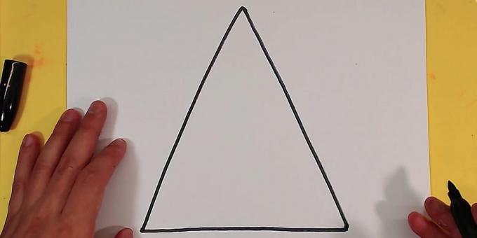 एक त्रिकोण ड्रा