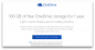 बस दो क्लिक की दूरी से आप 200 क्लाउड संग्रहण के जीबी OneDrive