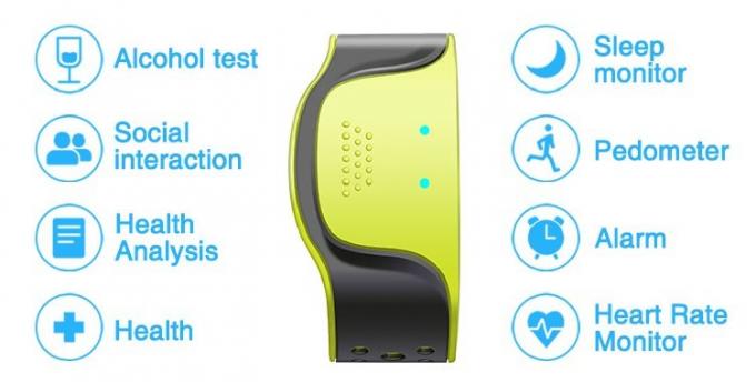 सस्ती इलेक्ट्रॉनिक्स: Veepoo पल्स वेव स्वास्थ्य स्मार्ट Wristband