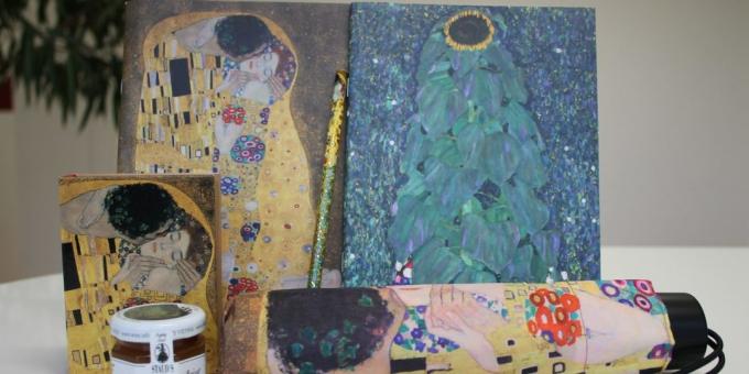 Klimt के काम के साथ स्मारिका