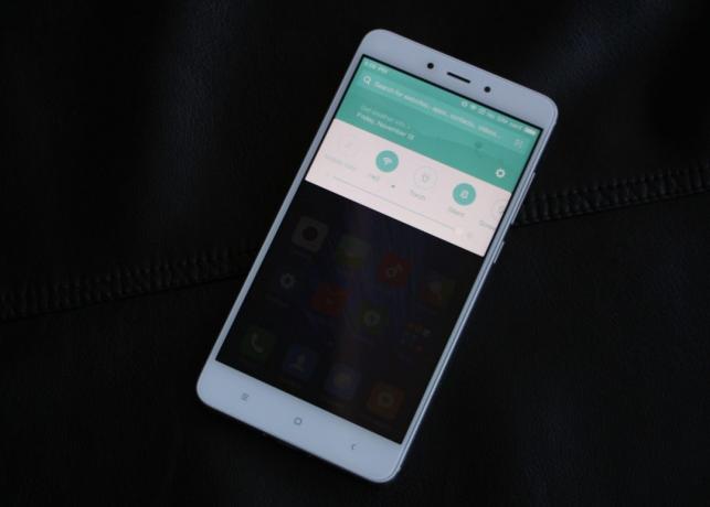 Xiaomi रेडमी नोट 4: शटर सूचनाएं