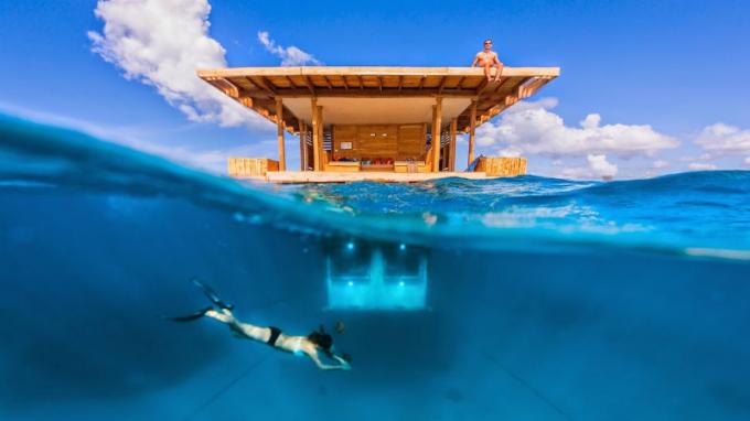 पानी के नीचे होटल कक्ष The Manta रिज़ॉर्ट