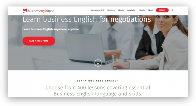 व्यापार अंग्रेजी Pod: भाषा सीखने के लिए पॉडकास्ट