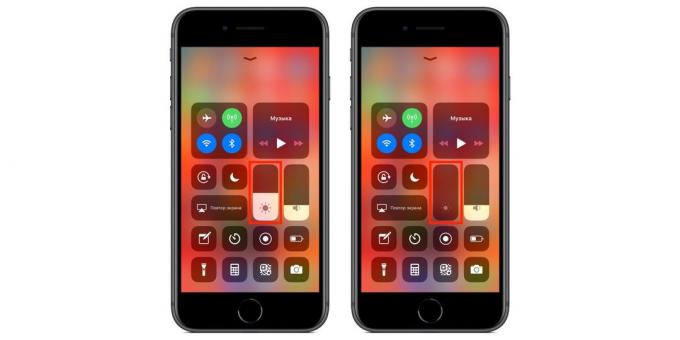 अपने iPhone बैटरी जांच करने के लिए: प्रदर्शन की चमक को कम