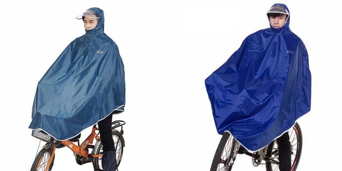 साइकिल चालकों के लिए रेनकोट