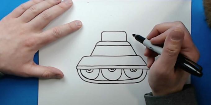 टैंक कैसे आकर्षित करें: एक कैटरपिलर बनाएं