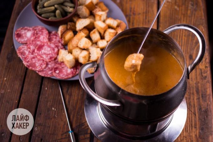 पनीर fondue