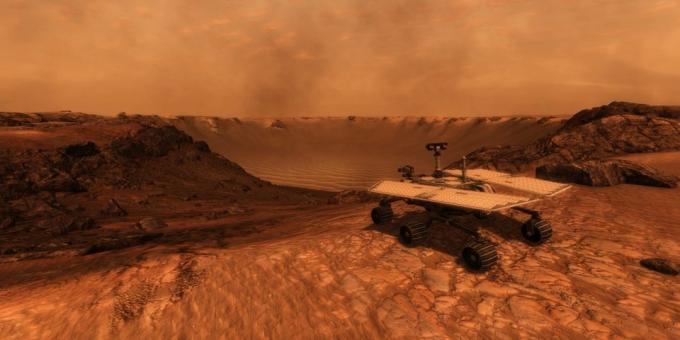 अंतरिक्ष के बारे में खेल: मंगल ग्रह पर ले लो