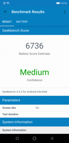 Ulefone कवच 6: Geekbench परीक्षण