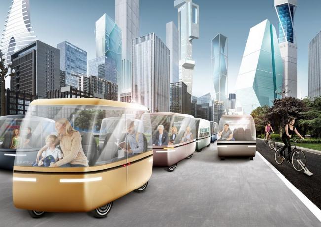 भविष्य की प्रौद्योगिकी: एक मिनी शहर