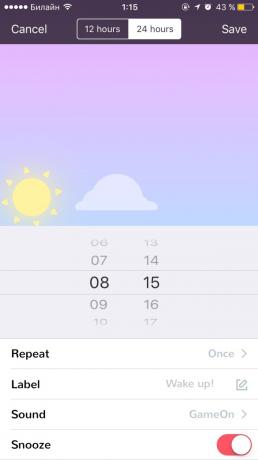 Toonie अलार्म - iOS के लिए अलार्म घड़ी