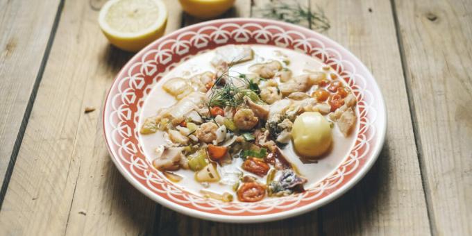 काकाविया - ग्रीक मछली का सूप