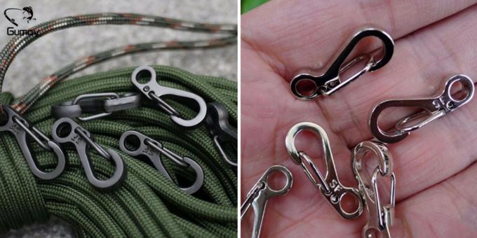 बढ़ोतरी लेने के लिए क्या: छोटे carabiners