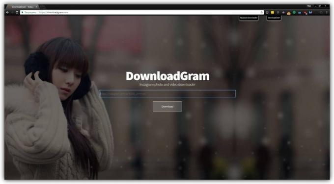 कैसे DownloadGram का उपयोग कर Instagram से तस्वीरें डाउनलोड करने के लिए