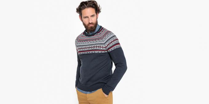 jacquard स्वेटर