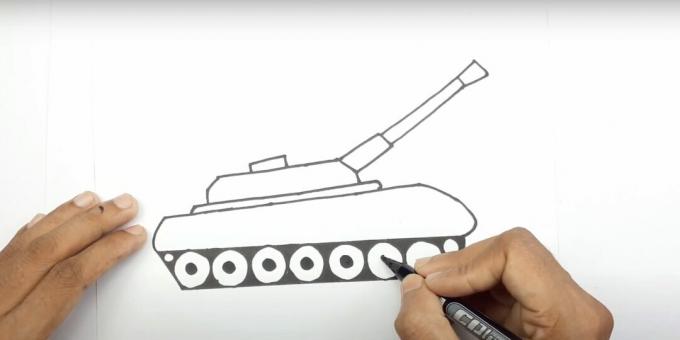टैंक कैसे खींचना है: एक तोप खींचना और रोलर्स का विस्तार करना