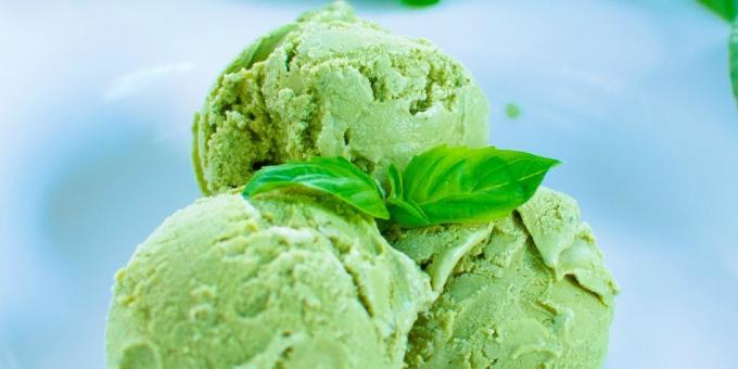 तुलसी के साथ सबसे अच्छा व्यंजनों: तुलसी gelato
