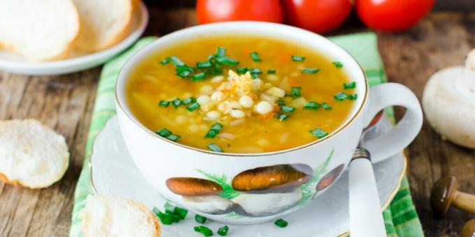 बीन और गोभी का सूप: एक साधारण नुस्खा