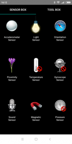 Xiaomi रेडमी 6: SensorBox