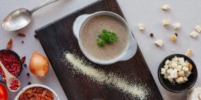 10 व्यंजनों मशरूम सूप
